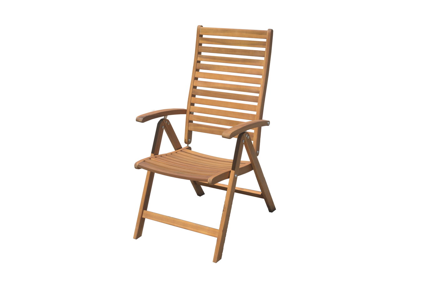 Silla plegable OUTFLEXX, natural, acacia, 70 x 55 x 105 cm, natural, regulable en 5 posiciones, producto certificado FSC® 20636__1