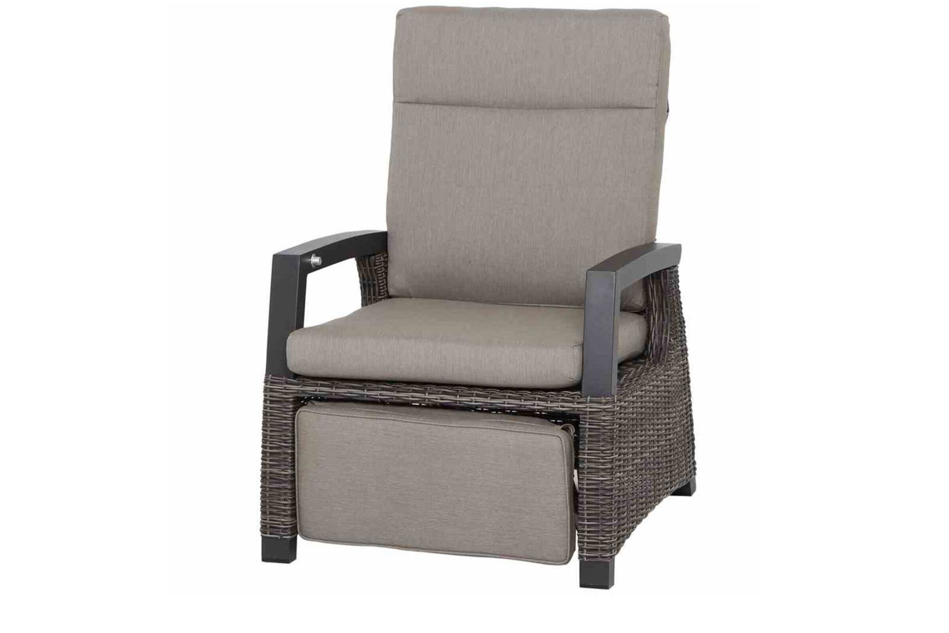 Sillón relax SIENA GARDEN Corido, charcoal, aluminio / trenzado Gardino®, 73x87x103 cm, regulable 20206__1