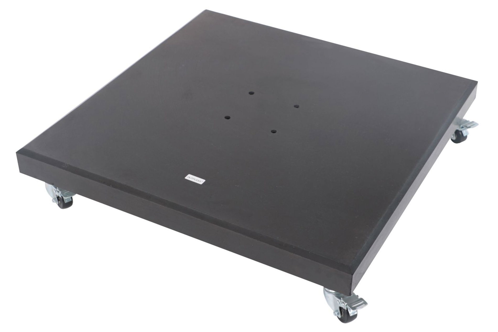 OUTFLEXX Sydney Soporte para sombrilla, Granito, 75x75x12,5cm, 90kg, con ruedas giratorias