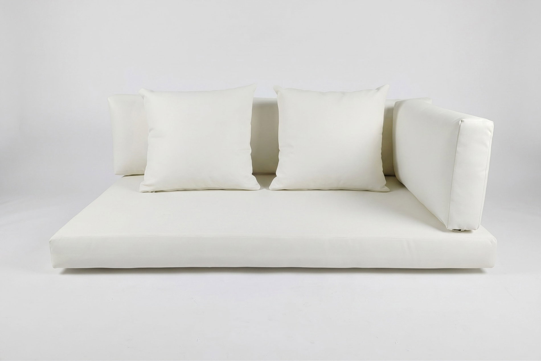 OUTFLEXX Set de cojines, 5 piezas, blanco, para sofá de dos plazas 2392-3 / 2392-4 / 15734-3 / 15734-4 OUTFLEXX Set de cojines, 5 piezas, blanco, para sofá de dos plazas 2392-3 / 2392-4 / 15734-3 / 15734-4