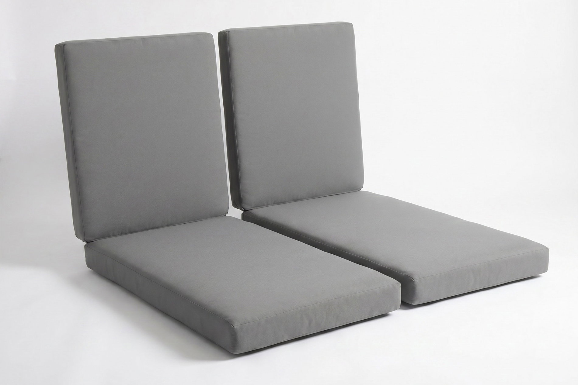 Conjunto de cojines OUTFLEXX, 2 piezas, gris, para Conjunto de 2 tumbonas 7761 Conjunto de cojines OUTFLEXX, 2 piezas, gris, para Conjunto de 2 tumbonas 7761