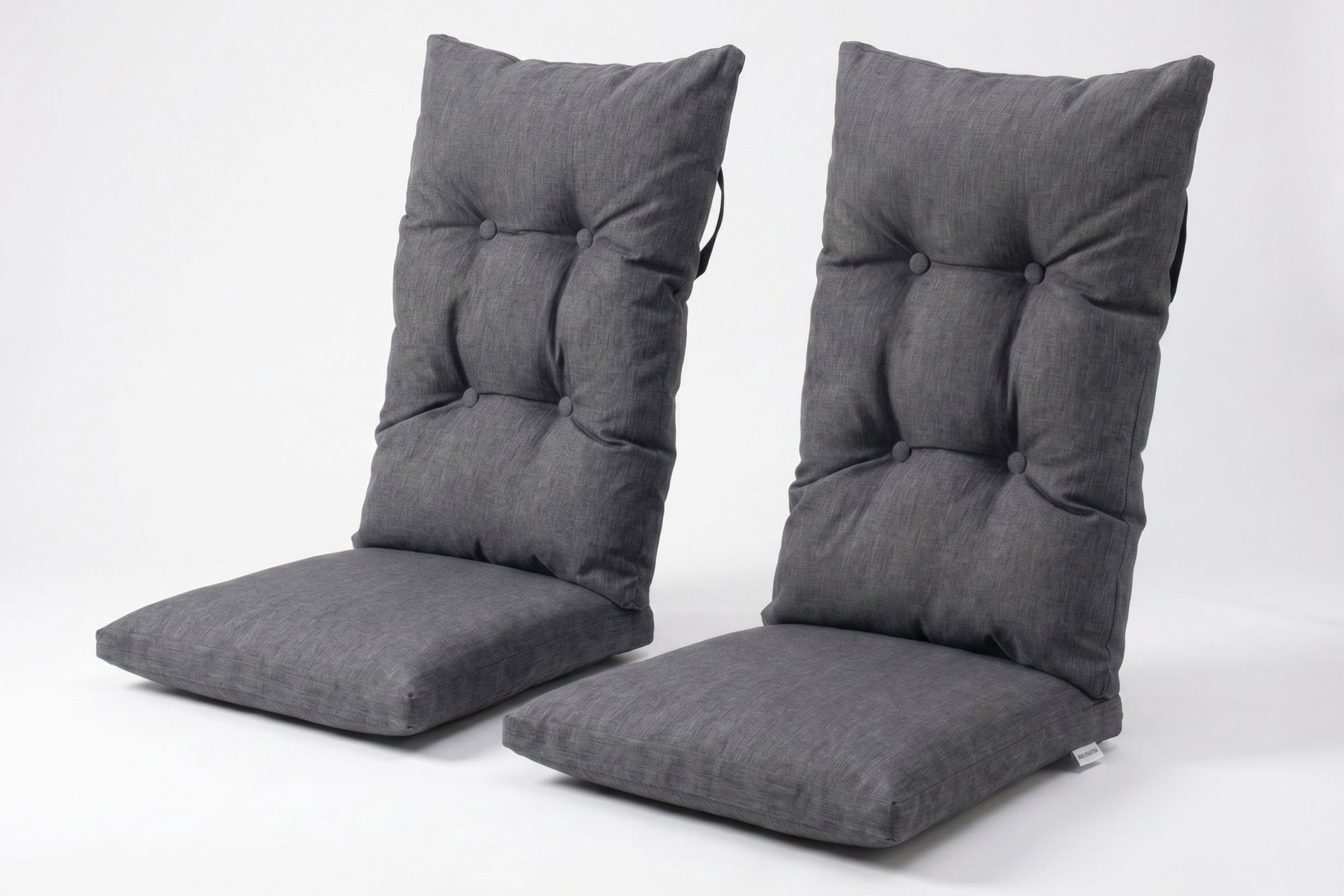 OUTFLEXX Juego de cojines, 4 piezas, gris, para Conjunto de 2 sillas Dining 18368 OUTFLEXX Juego de cojines, 4 piezas, gris, para Conjunto de 2 sillas Dining 18368