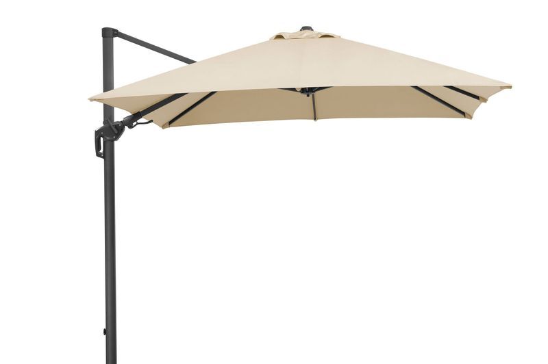 SCHNEIDER Rhodos Twist Parasol excéntrico, natural, 300 x 300 cm, cuadrado 22315__1