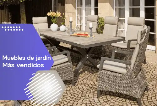 Mobiliario de jardín más vendido