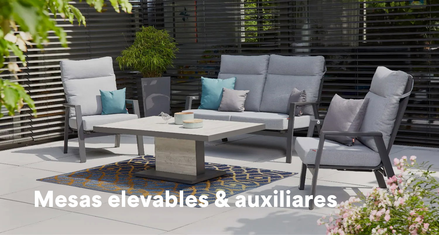Mesas elevables y auxiliares Siena Garden